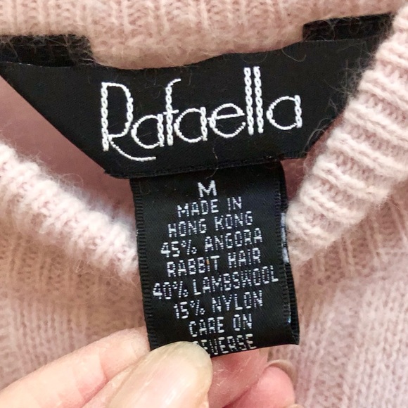 Rafaella Soft Pale Lilac Angora Blend Turtleneck Sweater - Picture 2 of 4